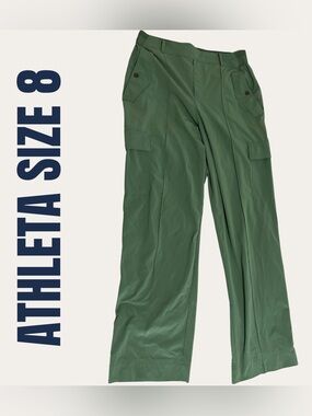 Athleta Olive Green Athletic Pants